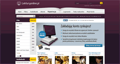Desktop Screenshot of lekturyonline.pl