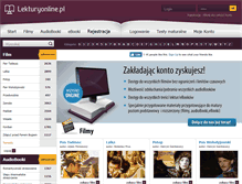 Tablet Screenshot of lekturyonline.pl